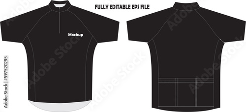 Sublimated Cycling Jersey Mockup