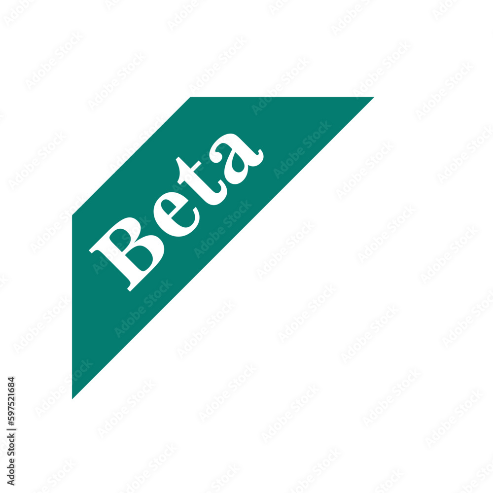 Alpha beta icon vector logo design template Alpha beta icon vector logo design template