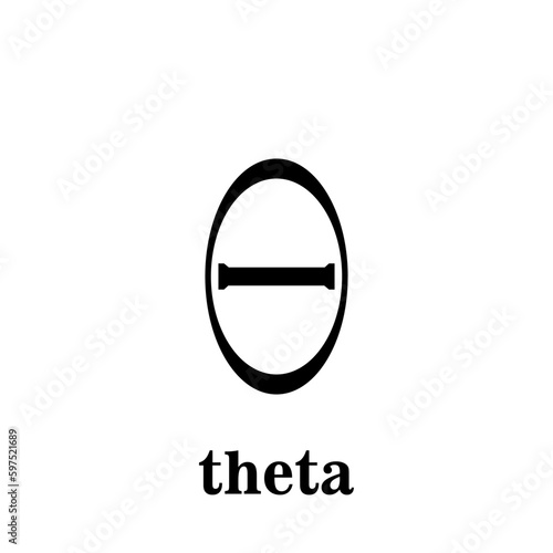Alpha beta icon vector logo design template