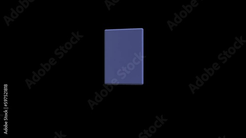 A marketing icon in the form of a sheet of paper on which text is printed (imitation text). UI, UX, design, for advertising, for creative creation. Use in marketing and not only.