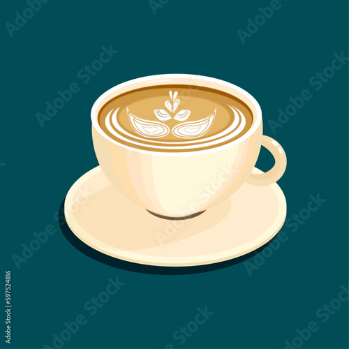 Cup of coffee, latte