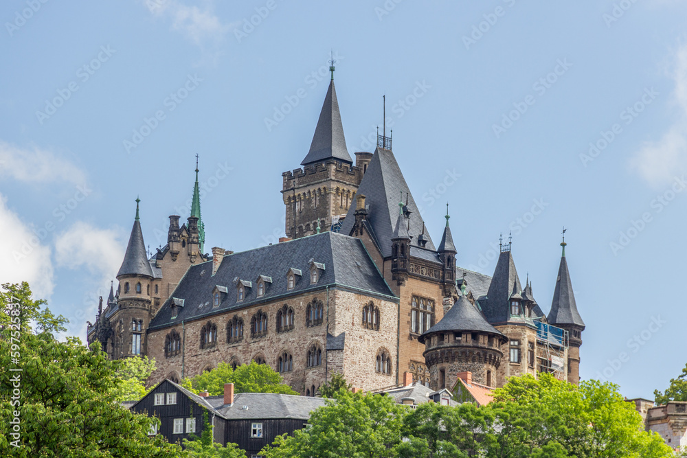 Wernigeröder Schloss im Harz, Deutschland
