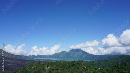 mountains and clouds