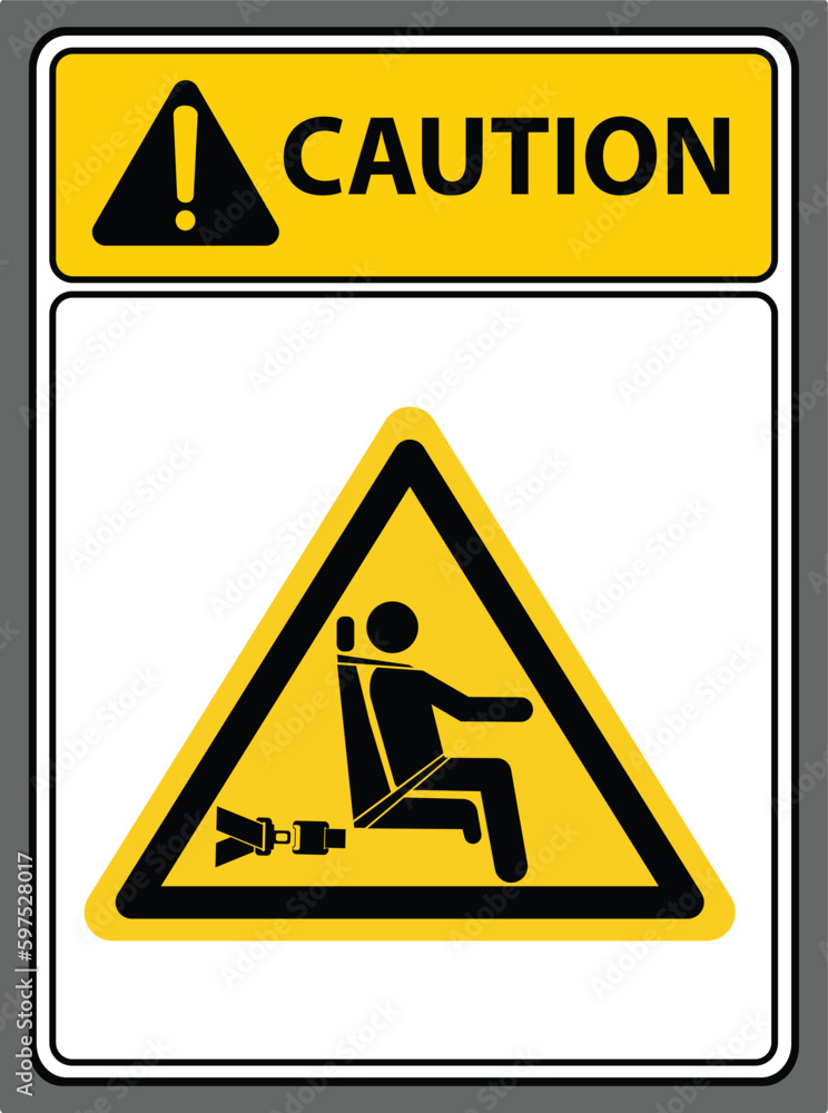 Please fasten your seat belt before the bus departs.label caution. Please fasten your seat belt before the bus departs.label caution.