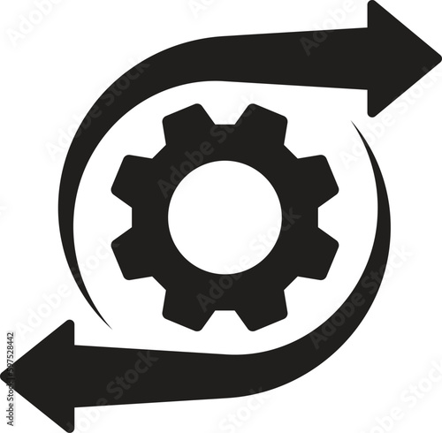 easy operation process icon