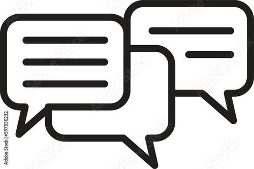 chat  message  bubble  communication icon