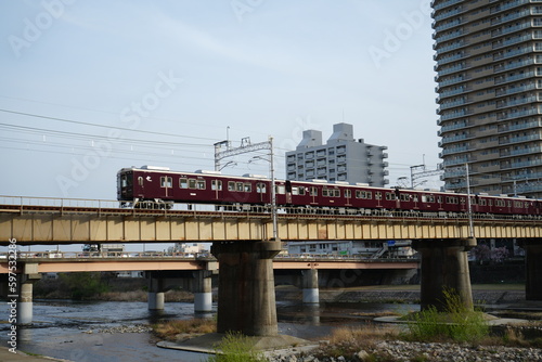 Hankyu Railway Imazu Line in Hyogo, Japan - 日本 兵庫 阪急電鉄 今津線 photo