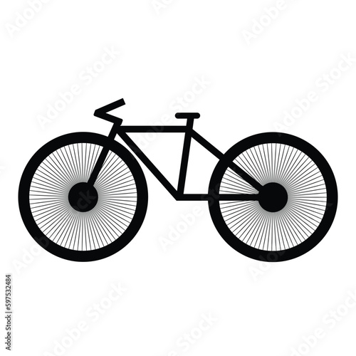 bike graphics illustration sport vector monimal photo