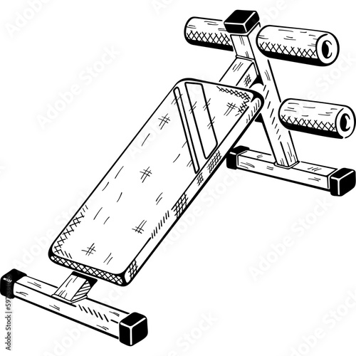 Abdominal Bench Training Apparatus