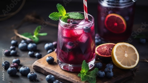 Refreshing and healthy drink that promotes wellness and hydration