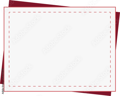 frame border shape for text