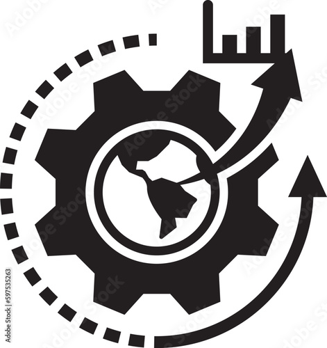 Development icon vector