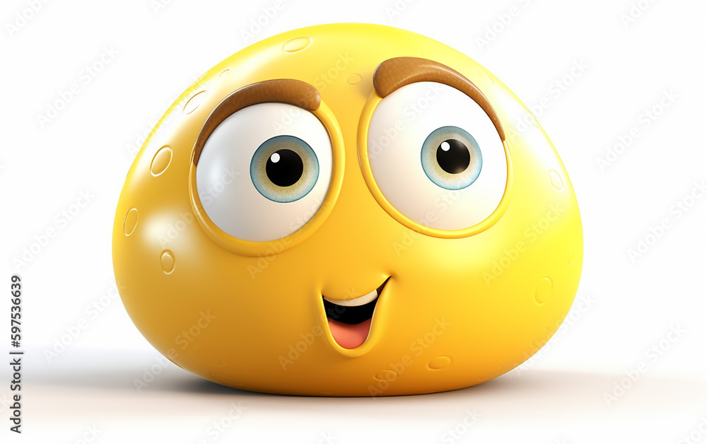 A cheerful yellow orb with a gentle smile, suitable for conveying positivity in wellness apps or as a sunny mascot for customer service. A cheerful yellow orb with a gentle smile, suitable for conveying positivity in wellness apps or as a sunny mascot for customer service.
