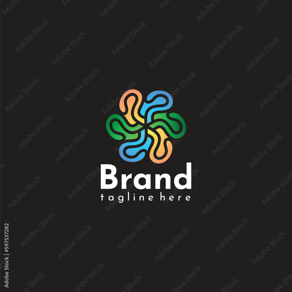brand logo- round shape company logo design brand logo- round shape company logo design