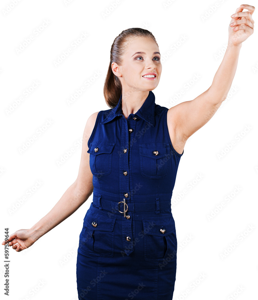 Young cute woman isolated on white background Young cute woman isolated on white background