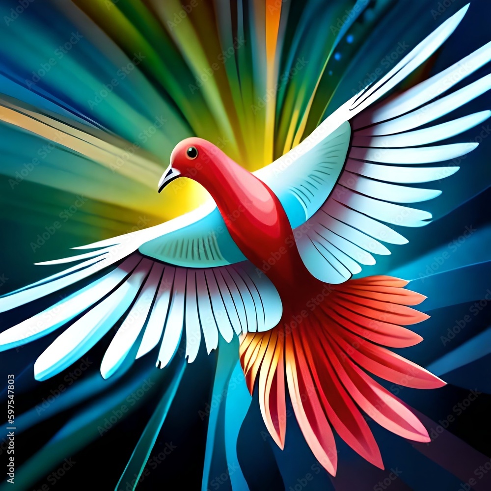 Obraz premium dove religion