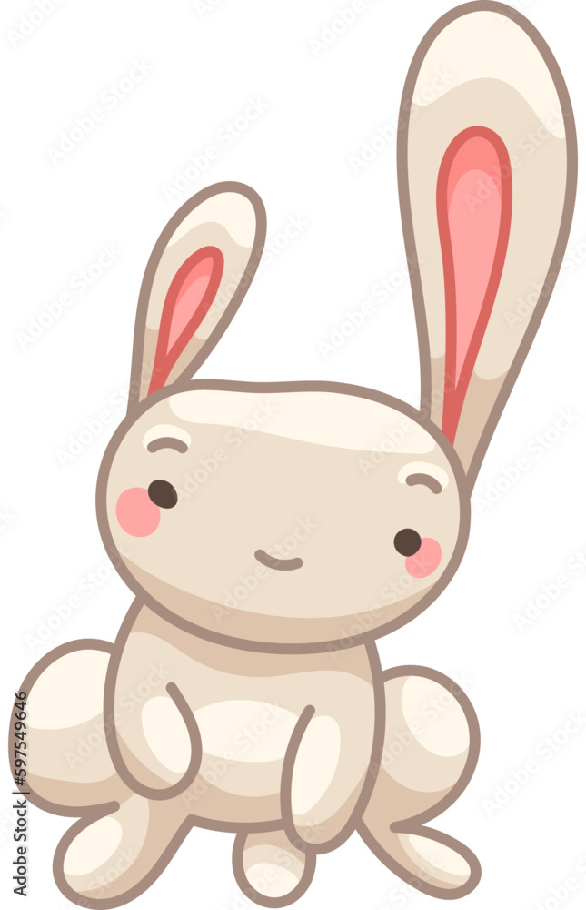 Obraz premium Cute Bunny Character