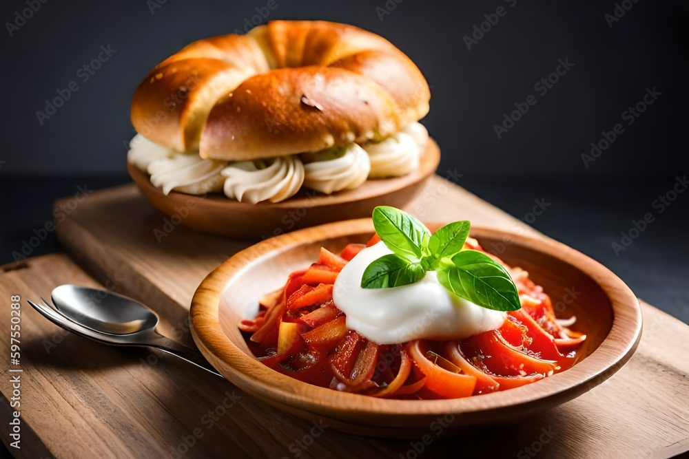 Beautiful AI Generated Food Stock Illustration Biology Diagrams