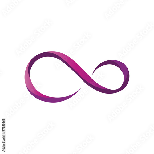 infinity logo and symbol template icons vector illustration