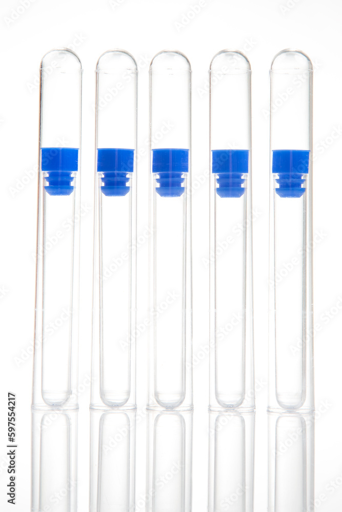 set of medical test tubes isolated on white background set of medical test tubes isolated on white background