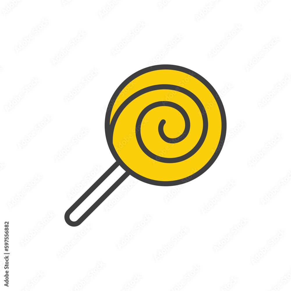 Lollipop icon design with white background stock illustration Lollipop icon design with white background stock illustration