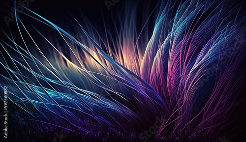Close-up texture of a pastel angel feather on a dark background © Яна Деменишина
