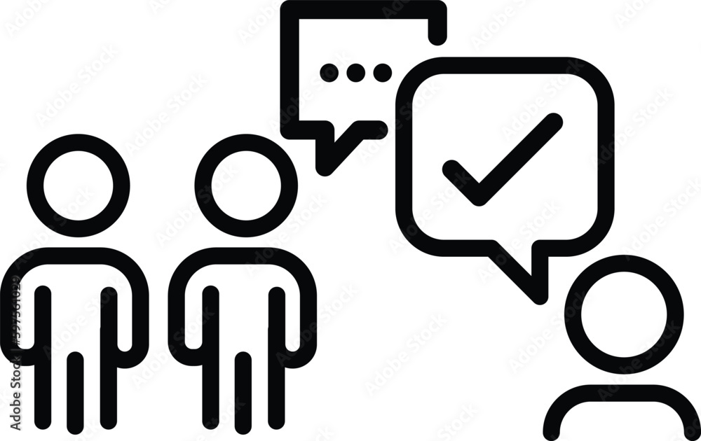 consulting business icon, discussion vector consulting business icon, discussion vector