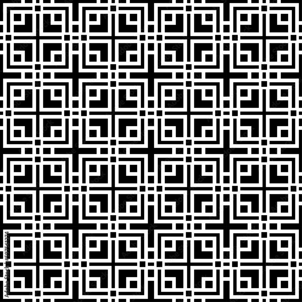Vector seamless models. Modern stylish texture. Composition from regularly repeating geometrical element. Monochrome, simple. Vector illustrations. Vector seamless models. Modern stylish texture. Composition from regularly repeating geometrical element. Monochrome, simple. Vector illustrations.