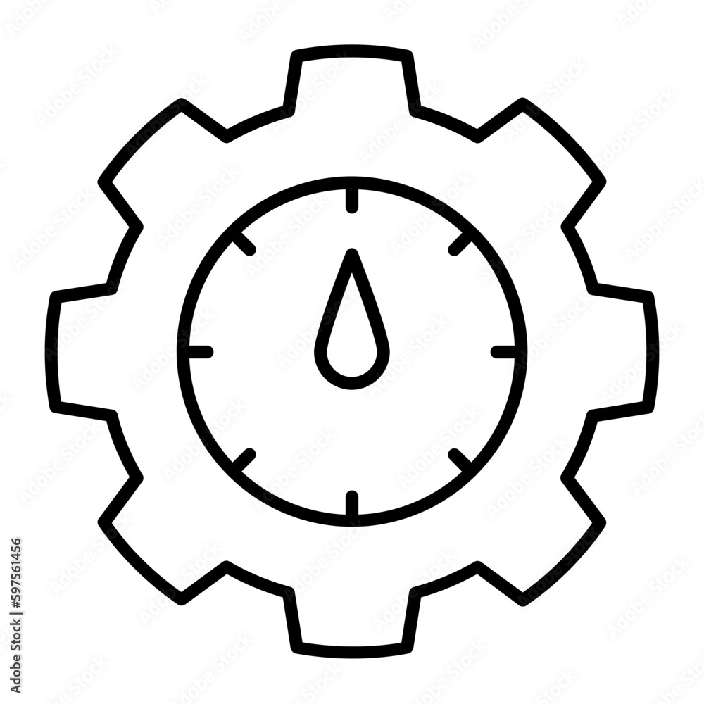 Speed Optimization Thin Line Icon Speed Optimization Thin Line Icon