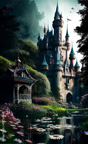 Enchanted Gardens: Exploring Castles and Cottages like a Fairytale Journey