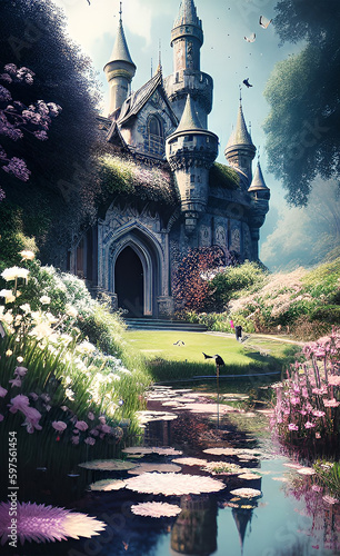 Enchanted Gardens: Exploring Castles and Cottages like a Fairytale Journey