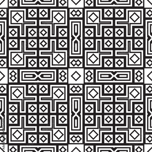 Vector seamless models. Modern stylish texture. Composition from regularly repeating geometrical element. Monochrome, simple. Vector illustrations.