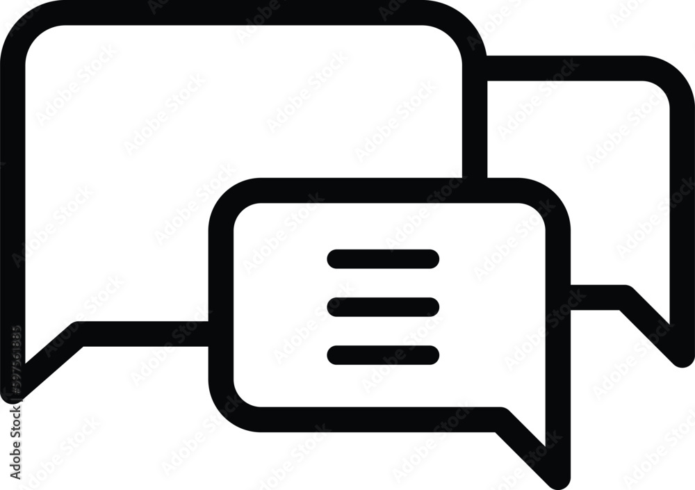 discussion icon bubble vector discussion icon bubble vector
