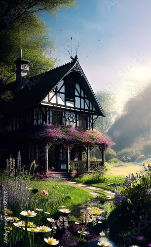 Enchanted Gardens: Exploring Castles and Cottages like a Fairytale Journey