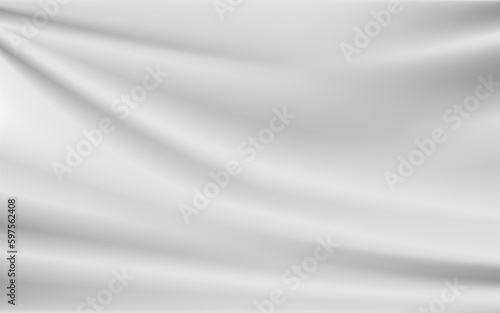 vector textile fabric banner mockup