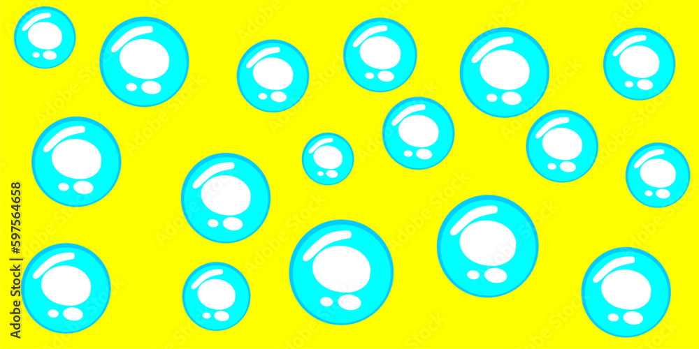 bubbles illustration background with happy, funny text bubbles illustration background with happy, funny text