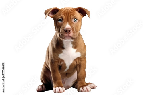 Fotobehang American Pit Bull Terrier Dog Puppy