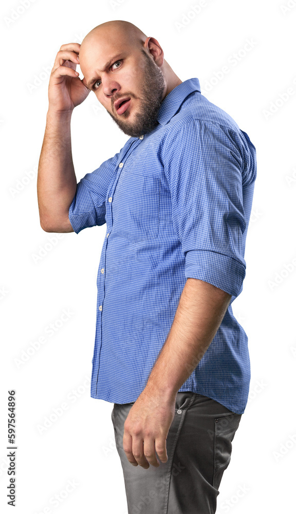 Posing of young happy bePosing of young angry bearded manarded man Posing of young happy bePosing of young angry bearded manarded man