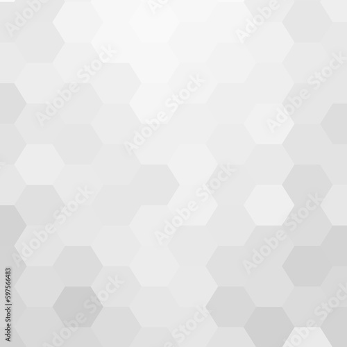 Gray hexagon background. Presentation template. Vector background. eps 10