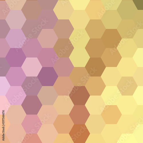Geometric background. Colorful template for background. Pastel hexagons. Abstract geometric hexagonal colorful vector background. eps 10