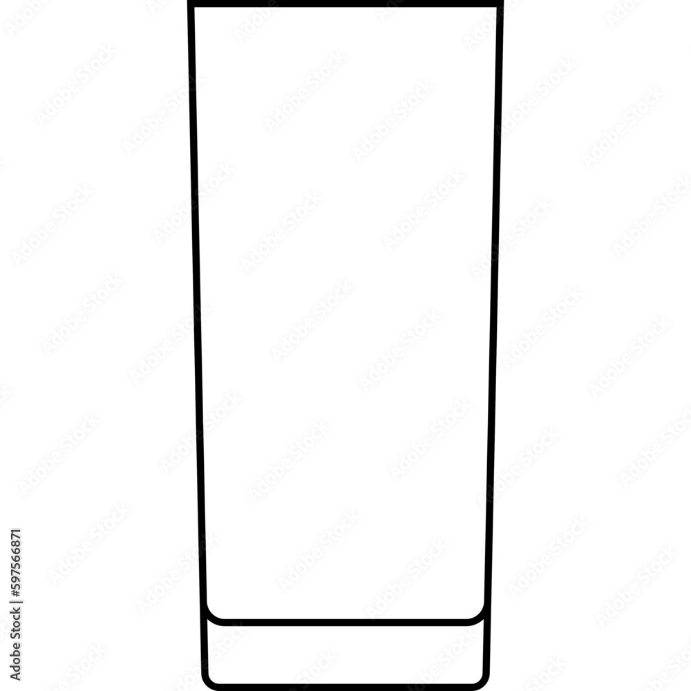 Zombie glass icon, cocktail glass name related vector