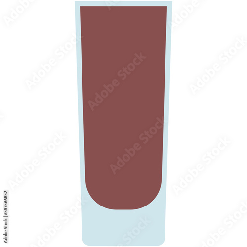Shooter glass icon, cocktail glass name related vector