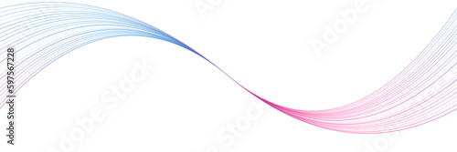 Abstract colour, smooth element swoosh speed wave modern stream transparent background. Abstract wave line for banner, template, wallpaper background with wave design. Vector illustration