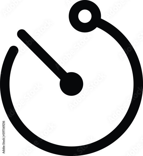timer mode switch icon vector