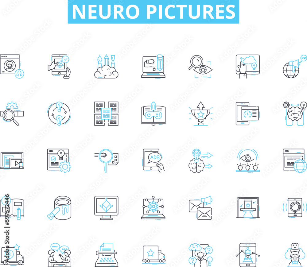 Neuro pictures linear icons set. Brainwaves, Neurons, Memories, Synapses, Axons, Cognition, Perception line vector and concept signs. Psychology,Neurology,Neuralgia outline illustrations Neuro pictures linear icons set. Brainwaves, Neurons, Memories, Synapses, Axons, Cognition, Perception line vector and concept signs. Psychology,Neurology,Neuralgia outline illustrations