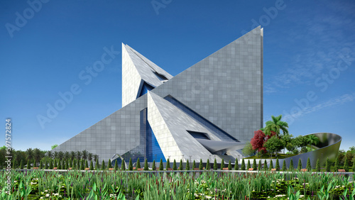 Futuristic Origami Architecture