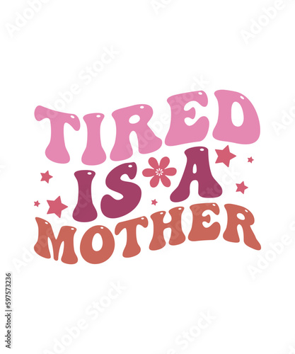Retro Mother's Day SVG Bundle, Mom Shirt svg, Mother's Day Gift, Mom Life, Gift for Mom, Retro Mama Svg, Cut Files for Cricut,Silhouette