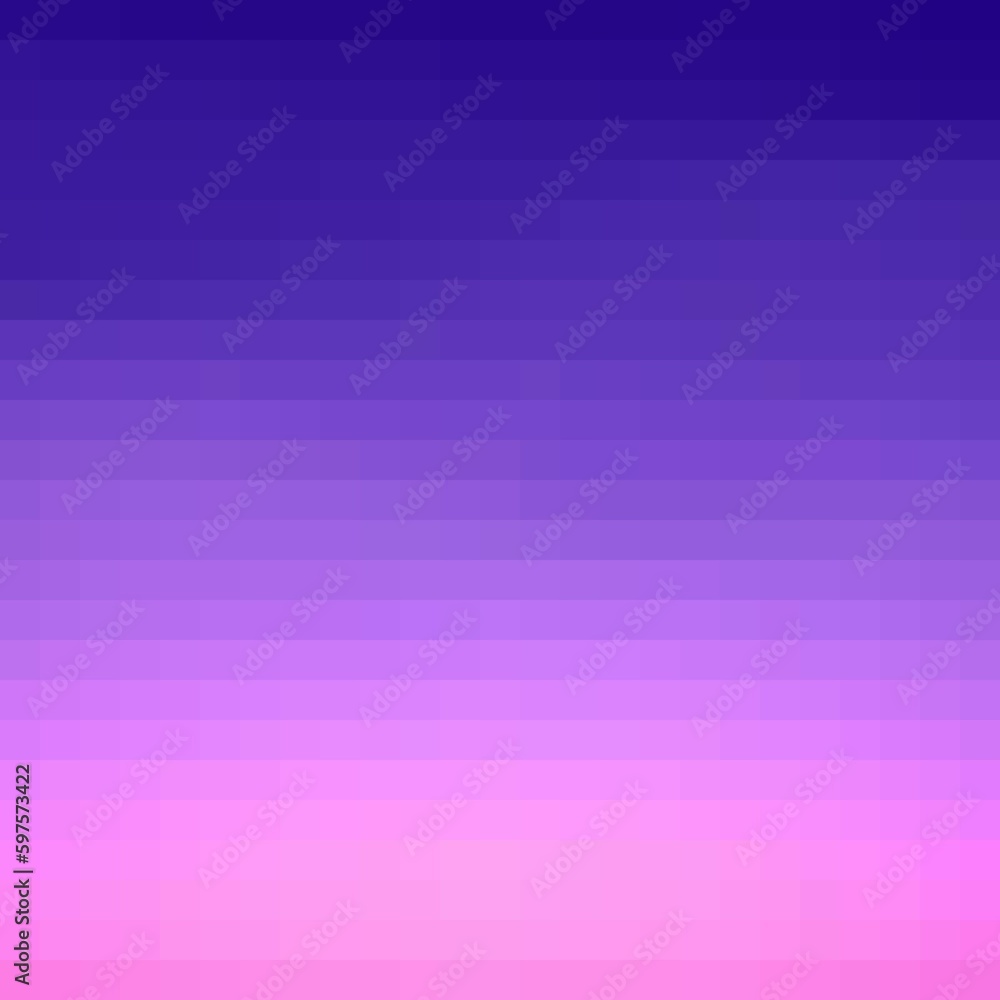 Fototapeta premium Blooming pixel template. Blue and purple pixel background. Vector illustration for your graphic design.Vector illustration for your graphic design. eps 10