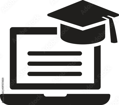 online education vector icon
