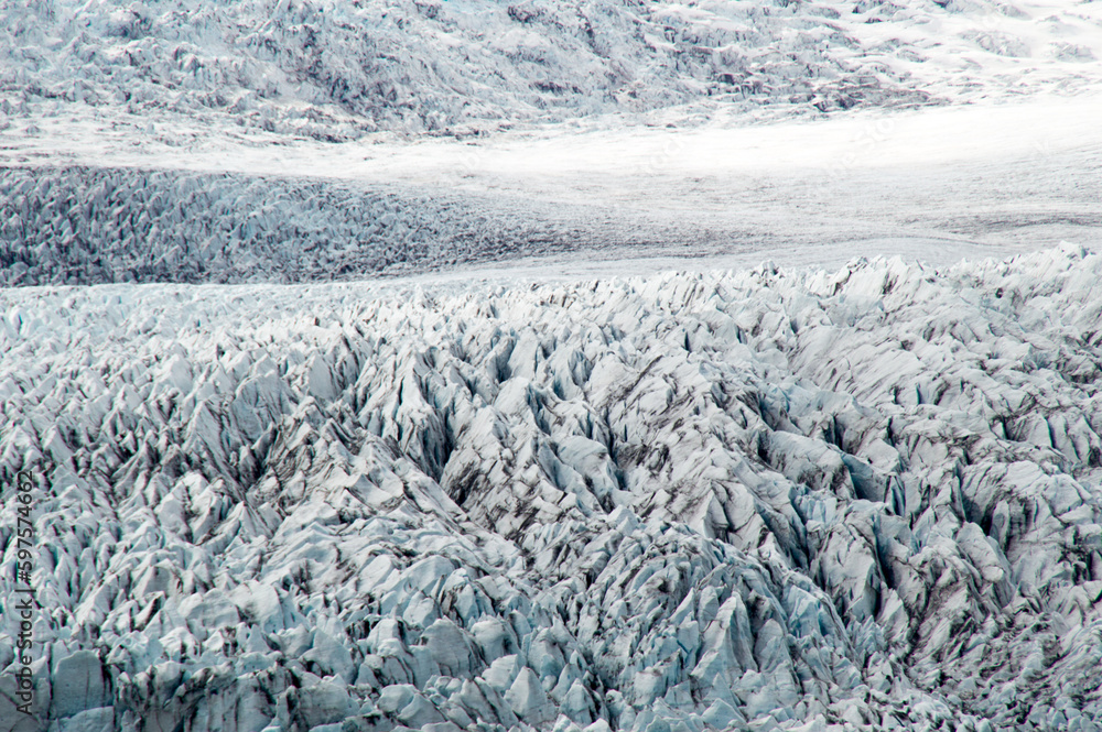 Glacier ice as far as you can see Glacier ice as far as you can see